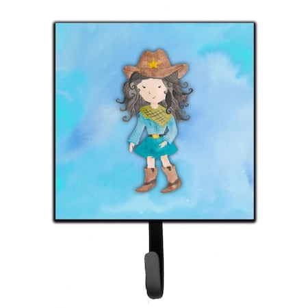Jensendistributionservices Cowgirl Watercolor Leash or Key Holder MI1714563